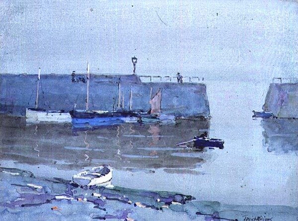 En stille morgen, Musehull, Cornwall av Terrick Williams