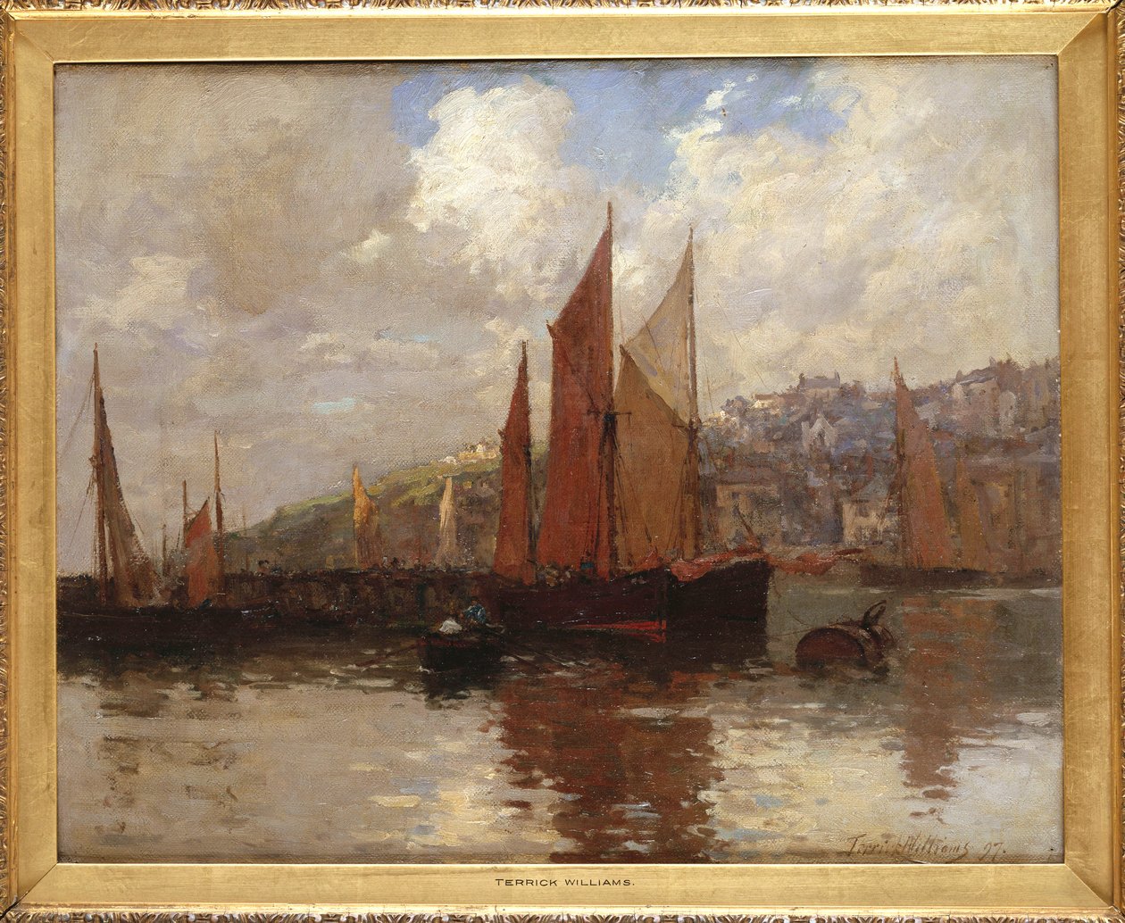 I Brixham havn av Terrick Williams