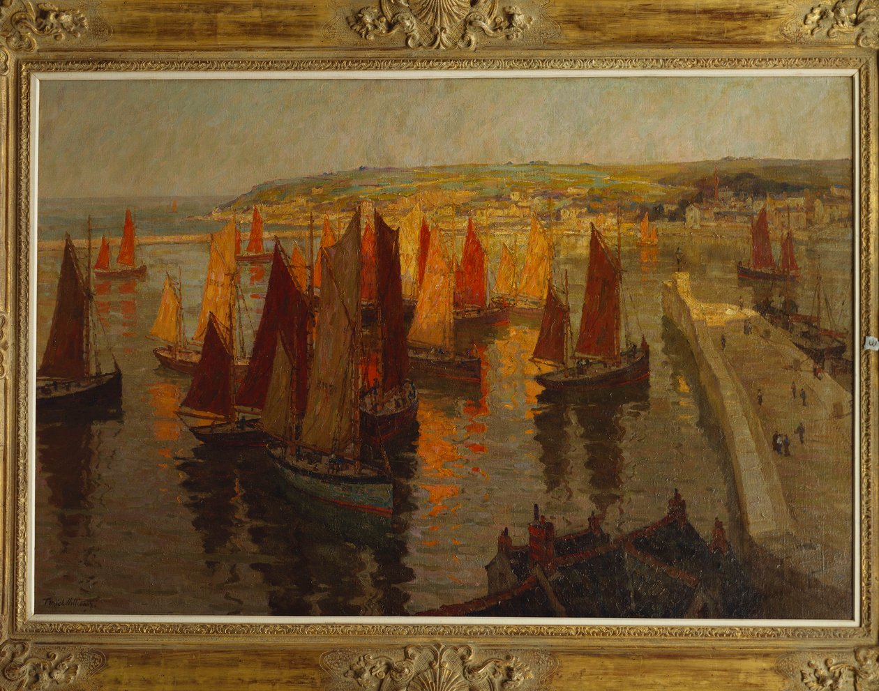 Rødt og gull, Brixham av Terrick Williams