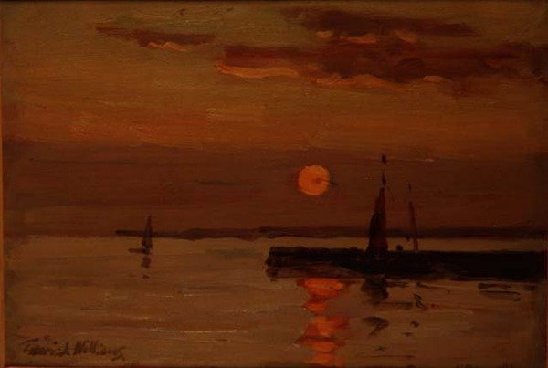 Solnedgang, Concarneau, Bretagne av Terrick Williams