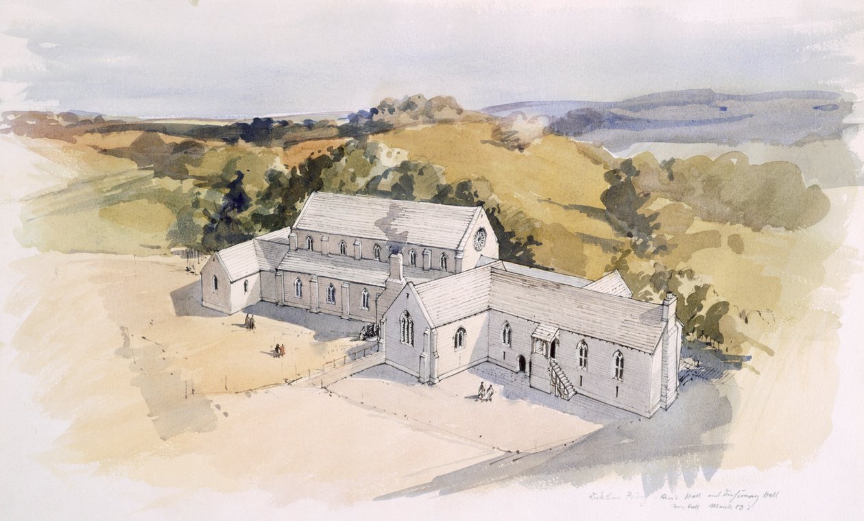 Kirkham Priory, North Yorkshire, 1989 av Terry Ball