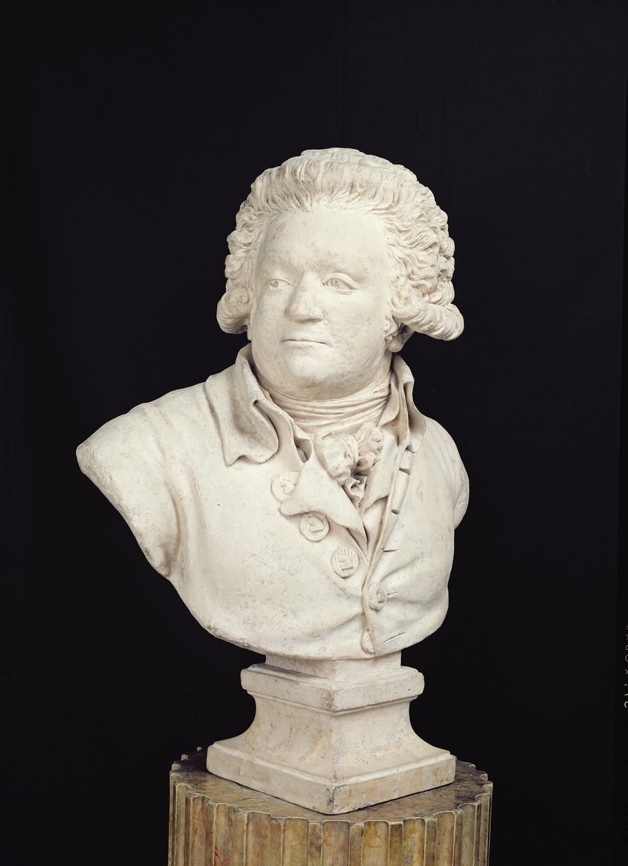 Byste av Mirabeau (1749–91) 1791 (gips) av Tessier