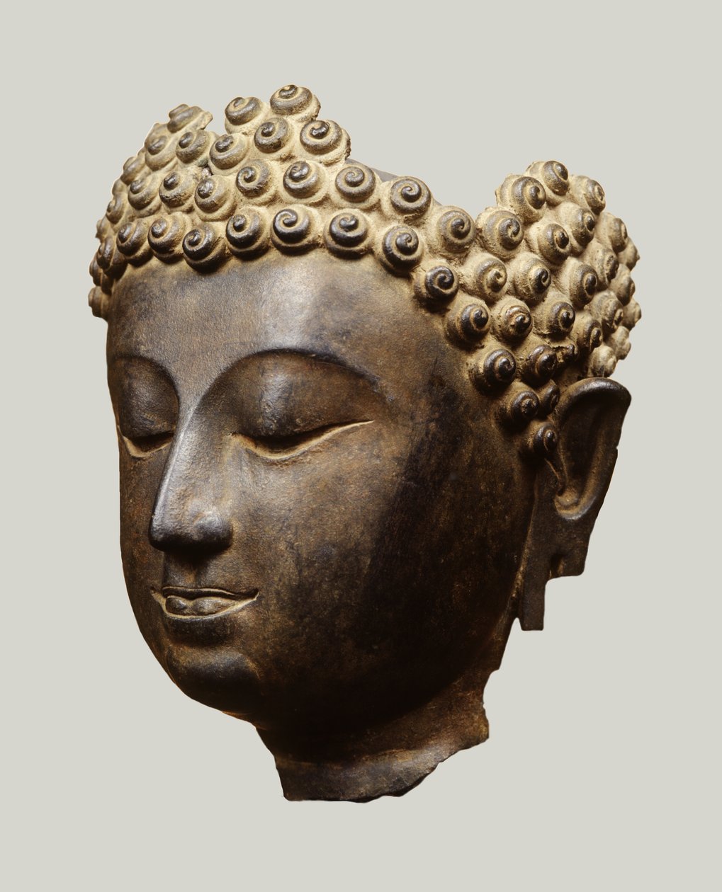 Buddha-hode, Lanna-stil (bronse) av Thai School