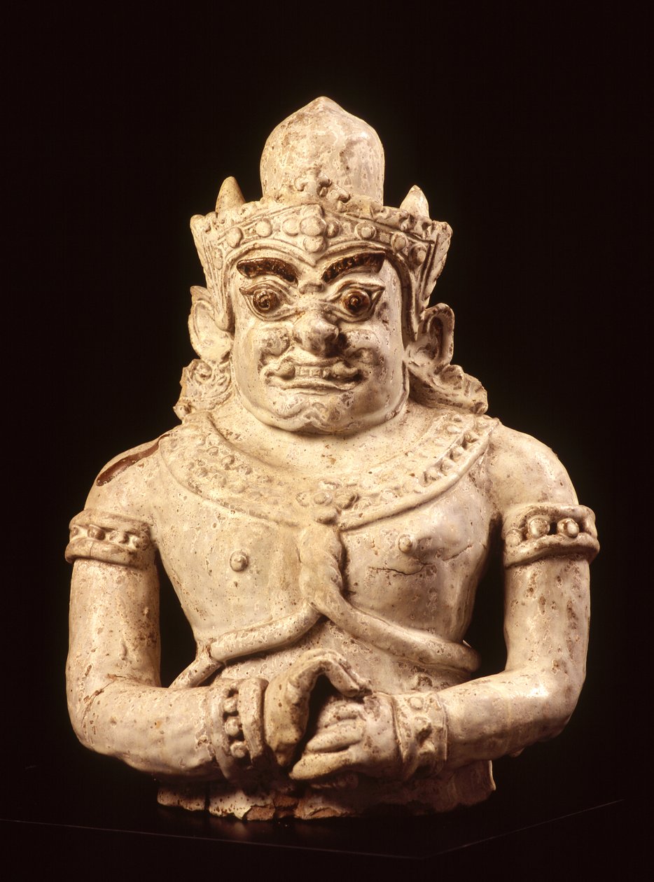 Figur av en Yak, eller gigantisk, Sukhothai-periode, 1300-1400-tallet (glasert steintøy) av Thai School