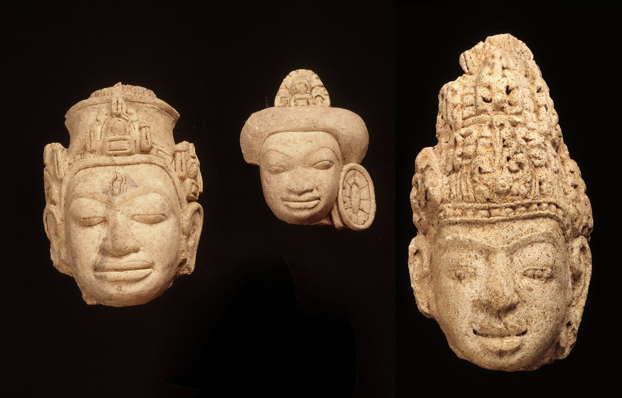 Hales, fra Chedi Chula Pathom, Dwaravati Period (Satukko) av Thai School
