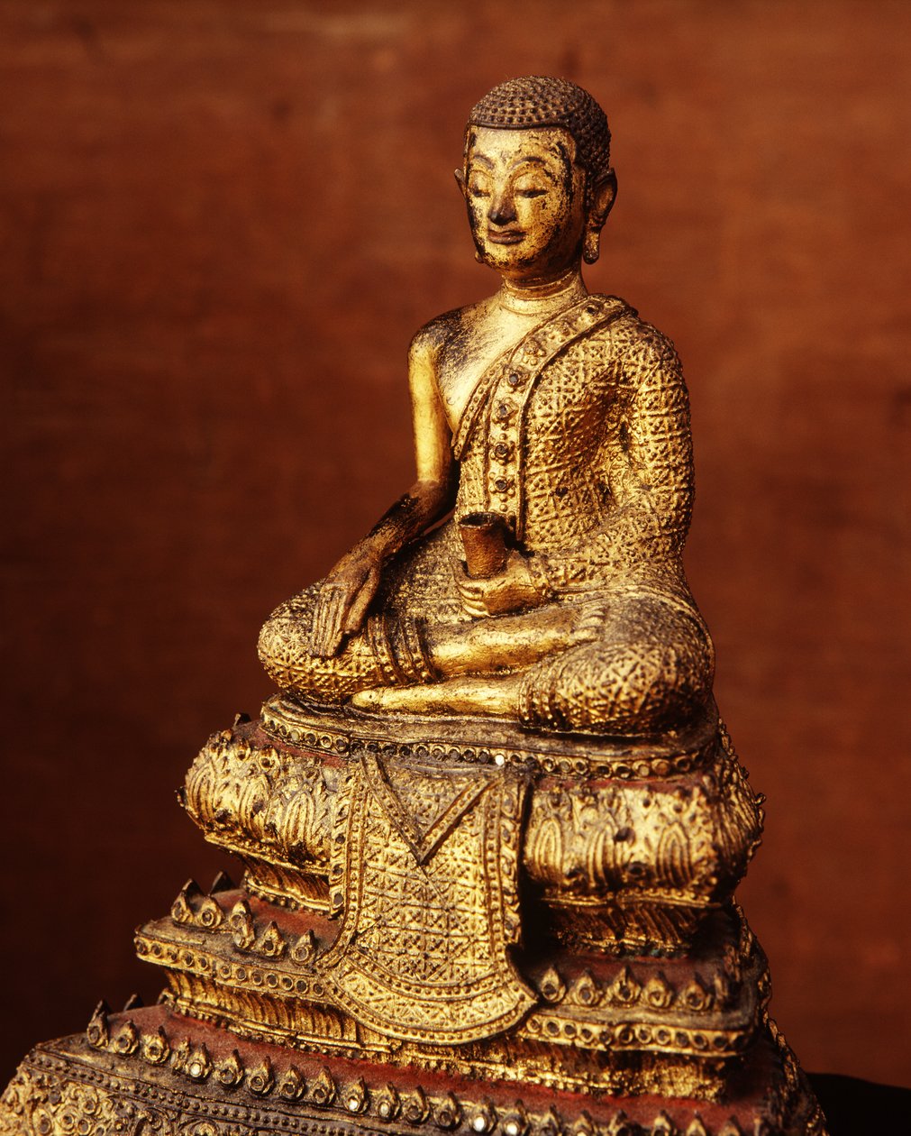 Munkebilde fra tidlig på 1800-tallet (bronse) av Thai School