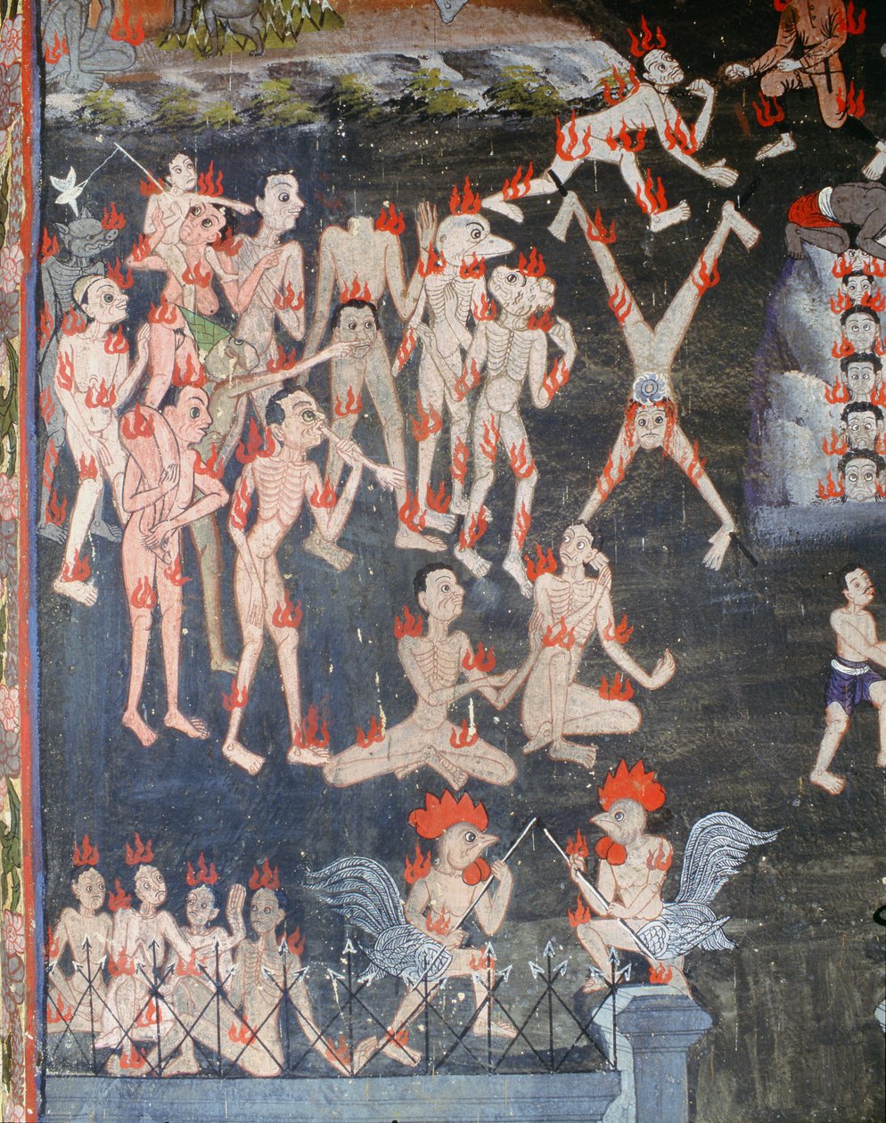 Scene av et inferno av Thai School