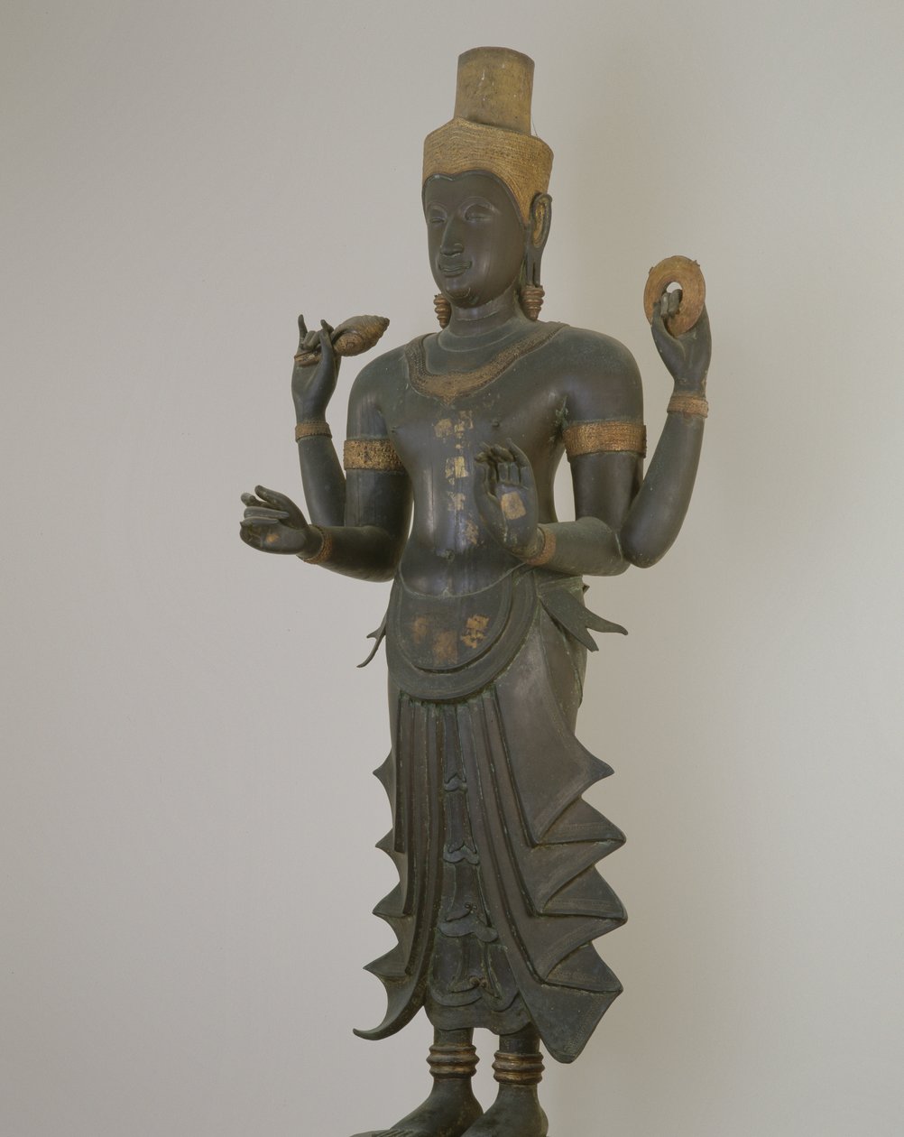 Statue av Vishnu (bronse) av Thai School