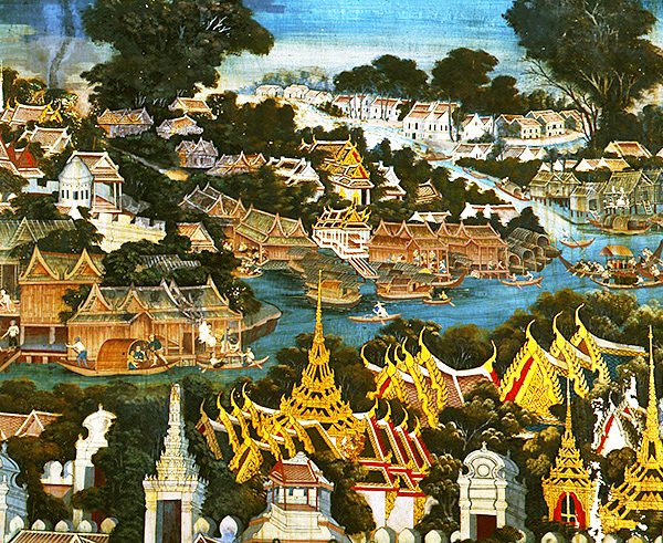 Utsikt over Bangkok av Thai School