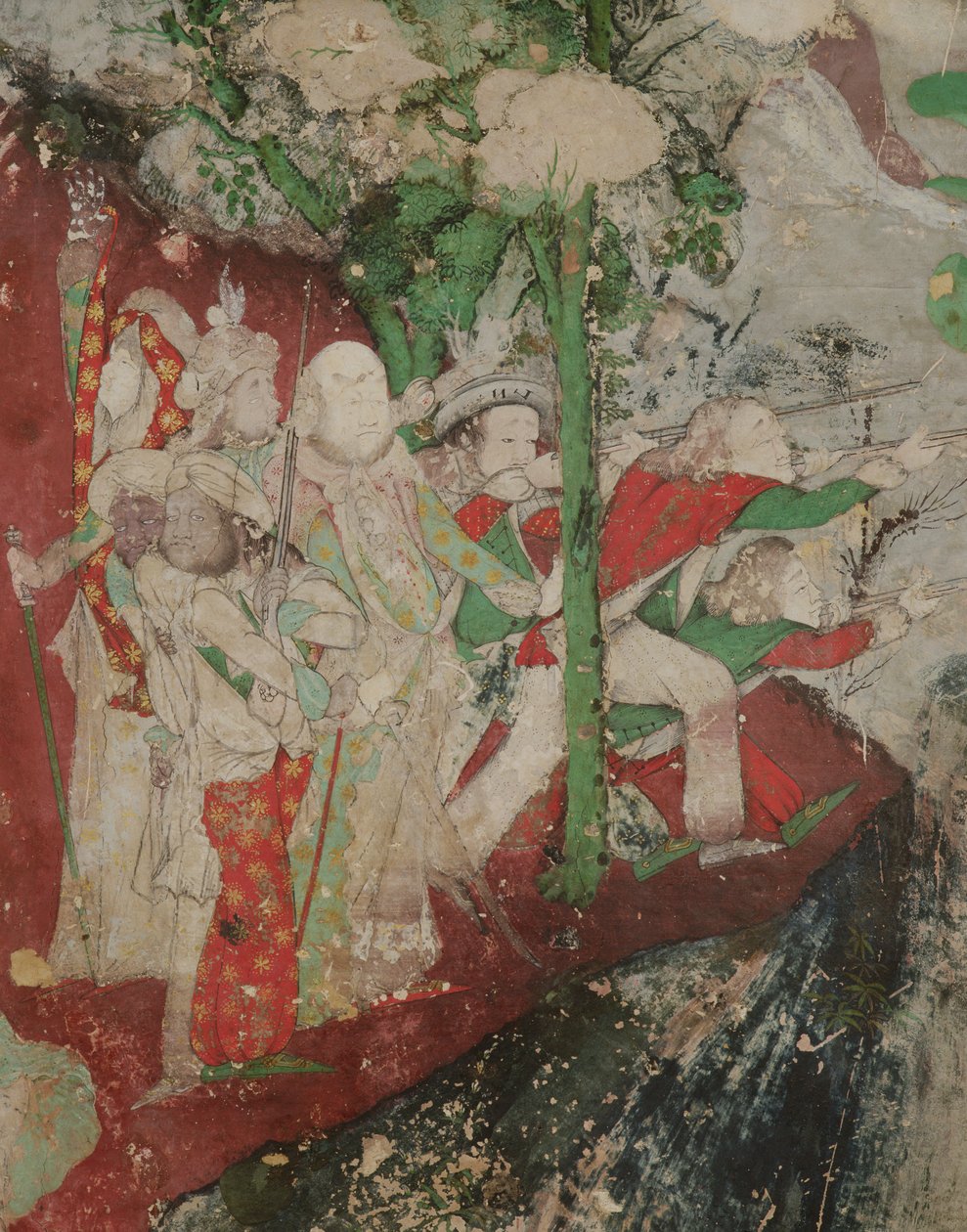 Western Mercenaries, Wat Suwannaram, Thonburi, 1831 av Thai School