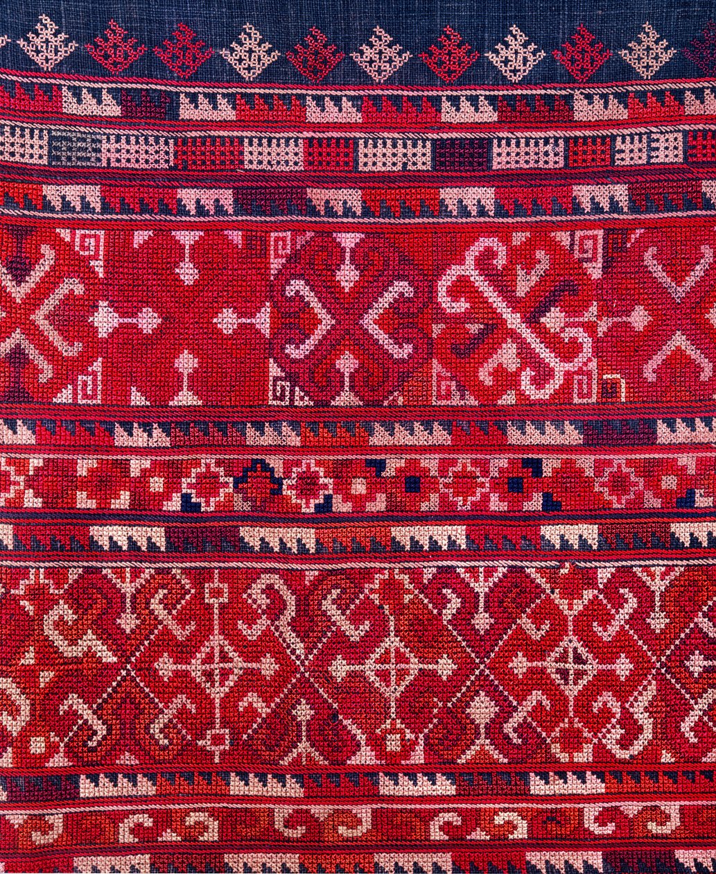 Yao-stammestoff, Nord-Thailand (tekstil) av Thai School
