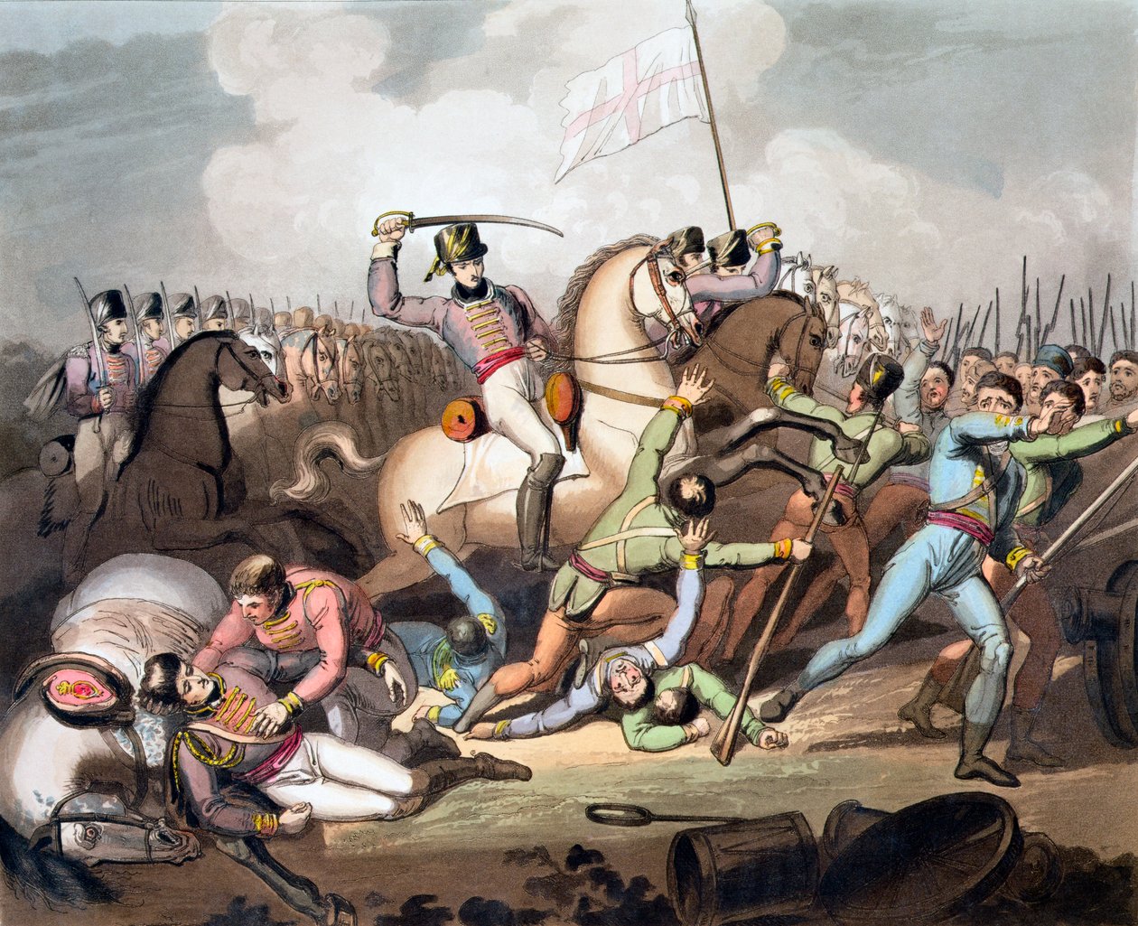 Slaget ved Salamanca, Spania, 21. juli 1812 1819 av Thales Fielding