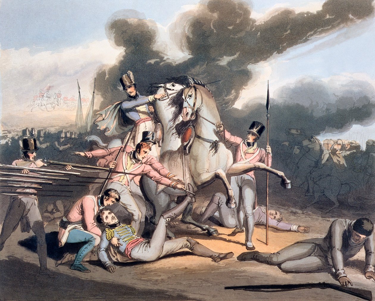 Slaget ved Talavera, Spania, 28. juli 1809 1819 av Thales Fielding