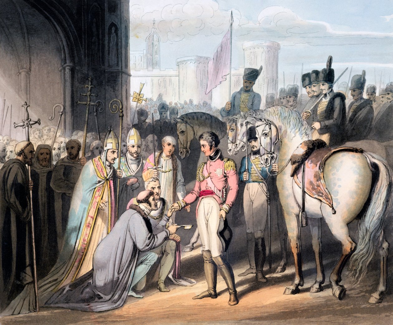 Frigjøring av Madrid, 6. august 1812 1819 av Thales Fielding