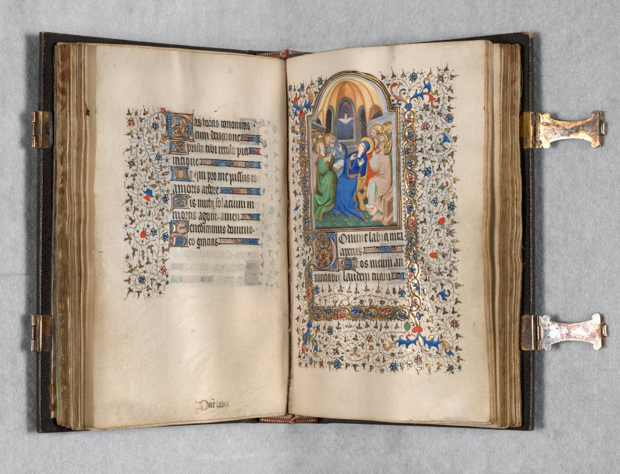 Timebok Bruk av Paris: Fol. 108r, Pinsen, ca. 1420. av The Bedford Master