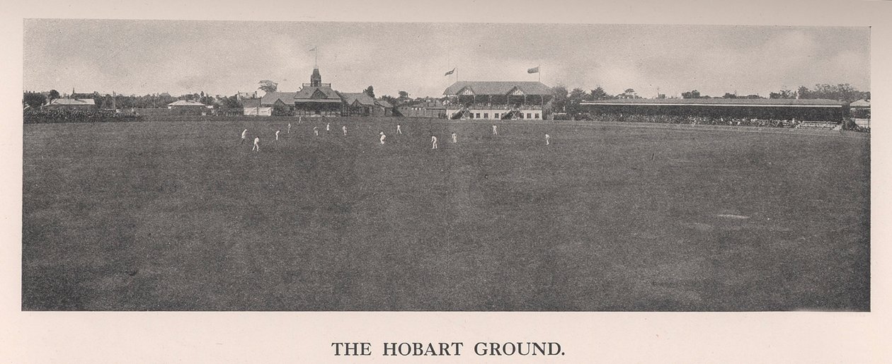 Hobart Cricket Ground, Tasmania, Australia, 1912 av The Sydney Daily Telegraph