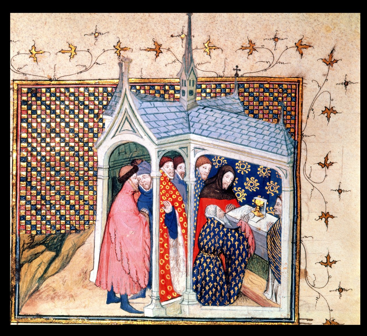 Harl 1319 f.41v Jarlen av Northumberlands ed fra 
