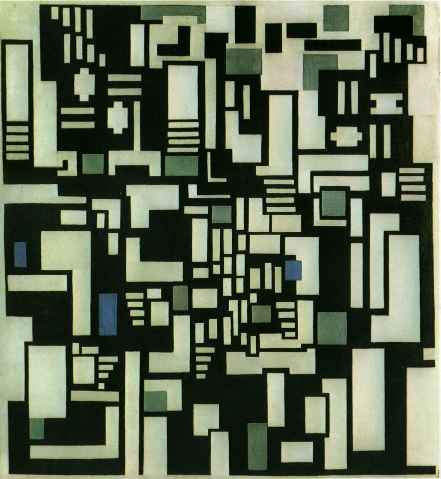Sammensetning IX av Theo van Doesburg