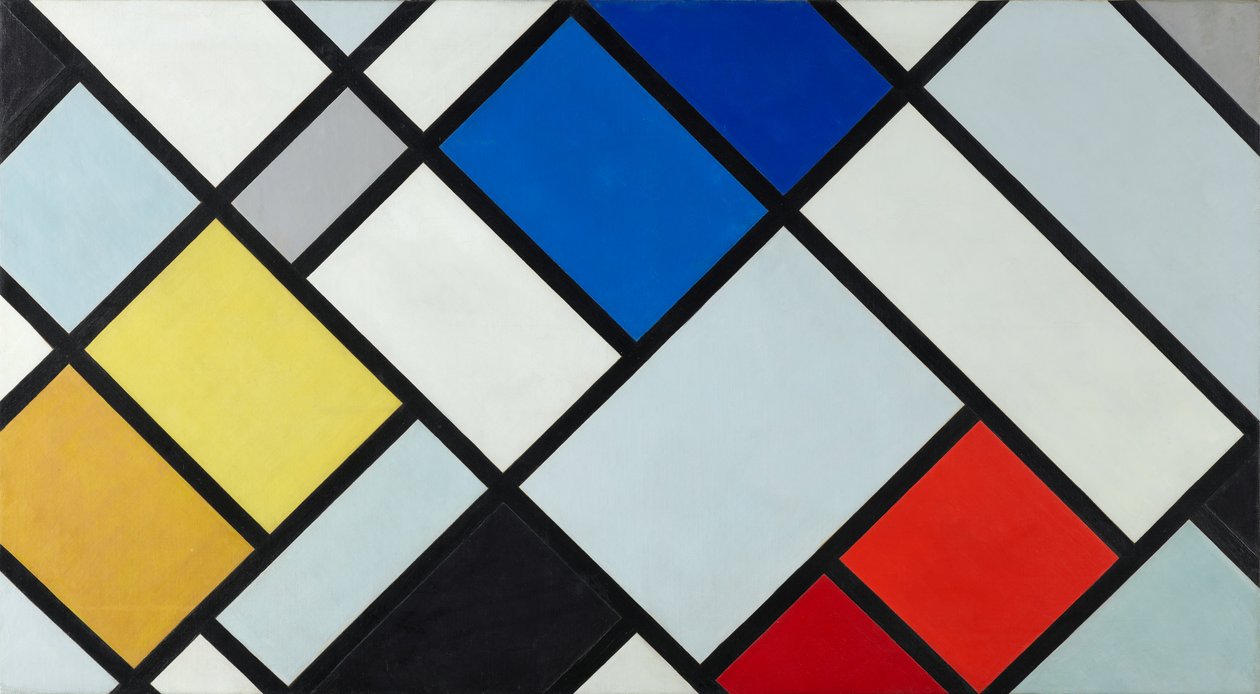 Contra-Composition of Dissonances, XVI, 1925 av Theo van Doesburg