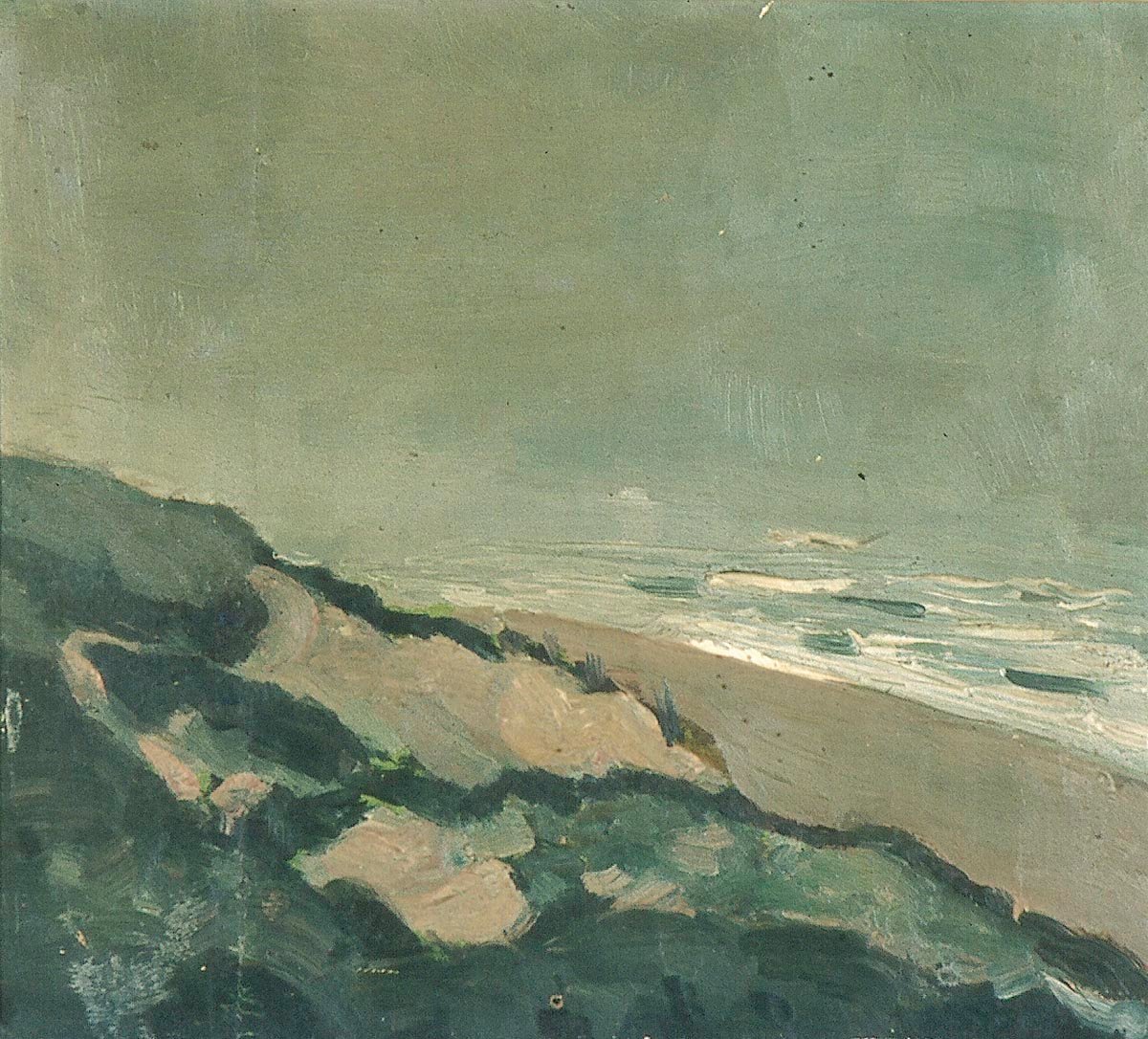 Sanddyner og hav av Theo van Doesburg