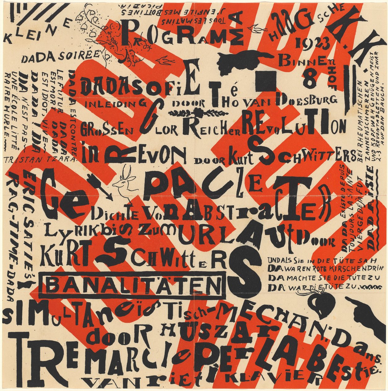 Liten Dada-kveld av Theo van Doesburg and Kurt Schwitters
