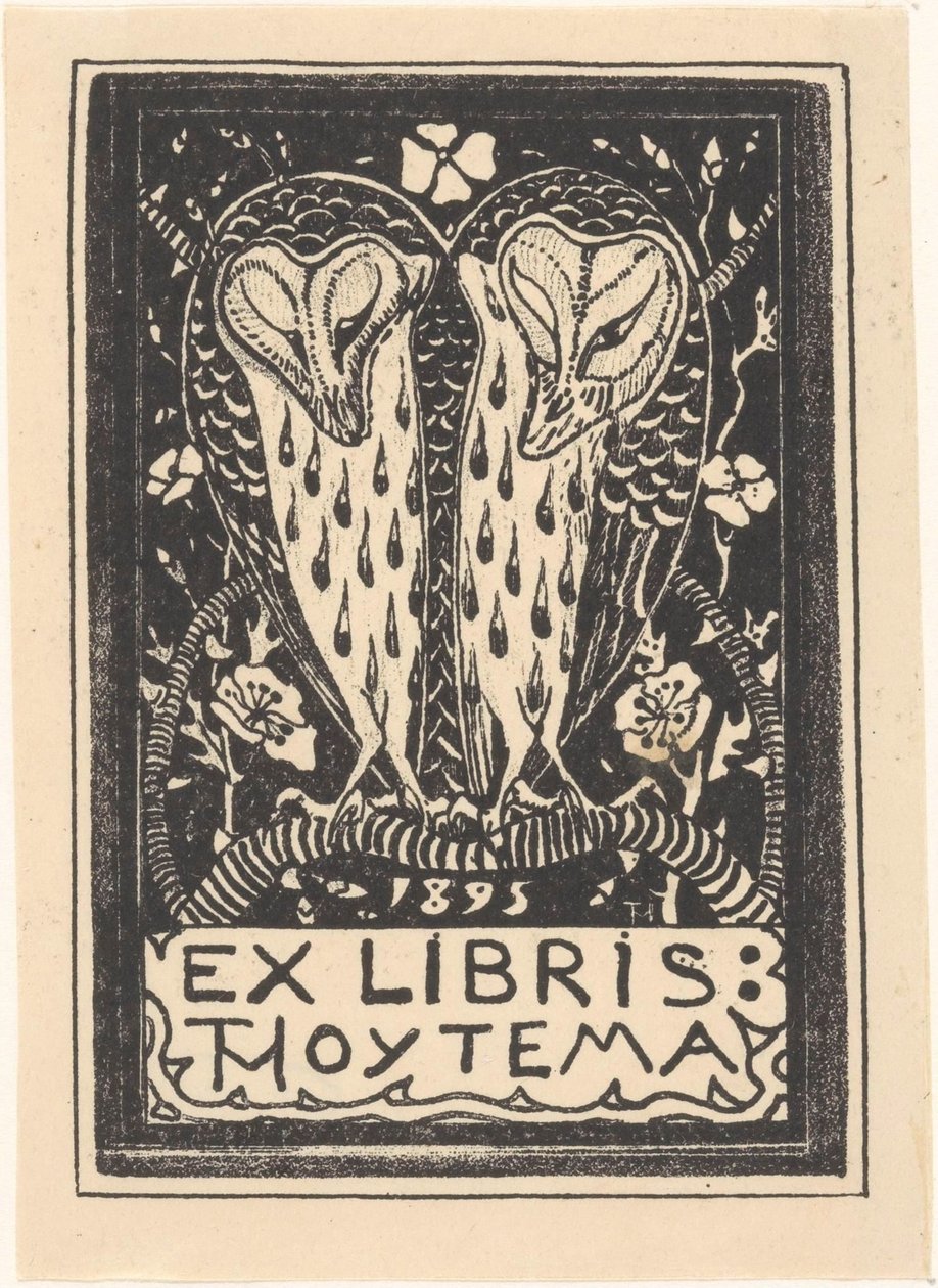 Ex libris av Theo van Hoytema av Theo van Hoytema