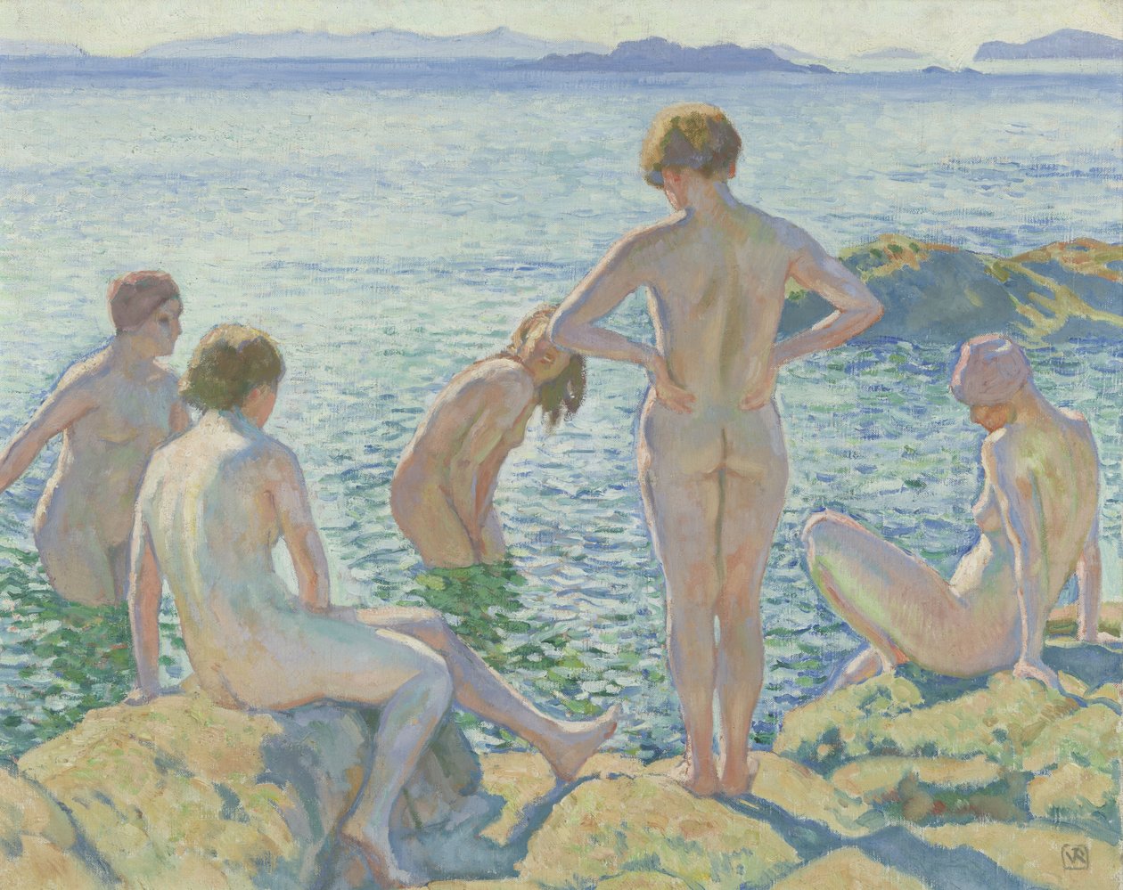 Badende kvinner av Théo van Rysselberghe