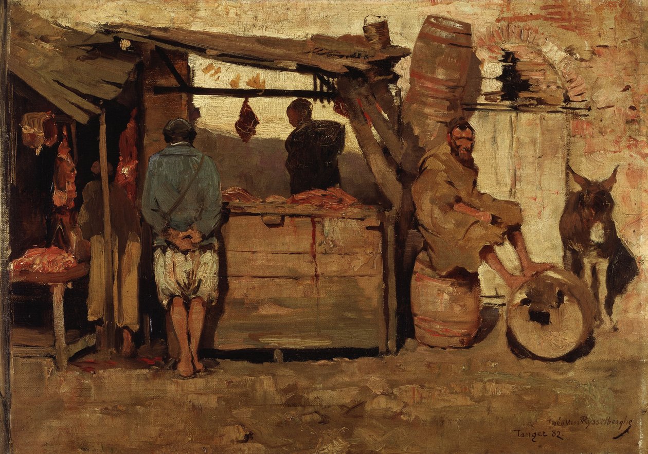 Slakteri i Tanger av Theo van Rysselberghe