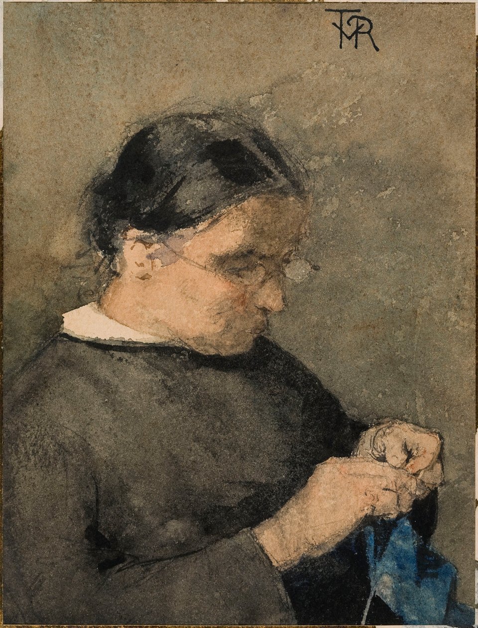 Kunstnerens bestemor av Théo van Rysselberghe