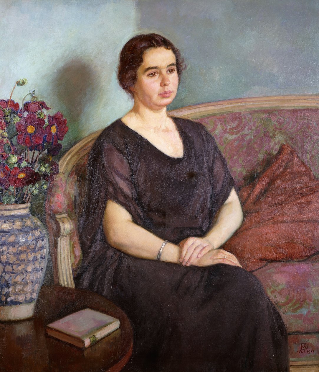 Portrett av Madame Dubois, 1922 av Théo van Rysselberghe