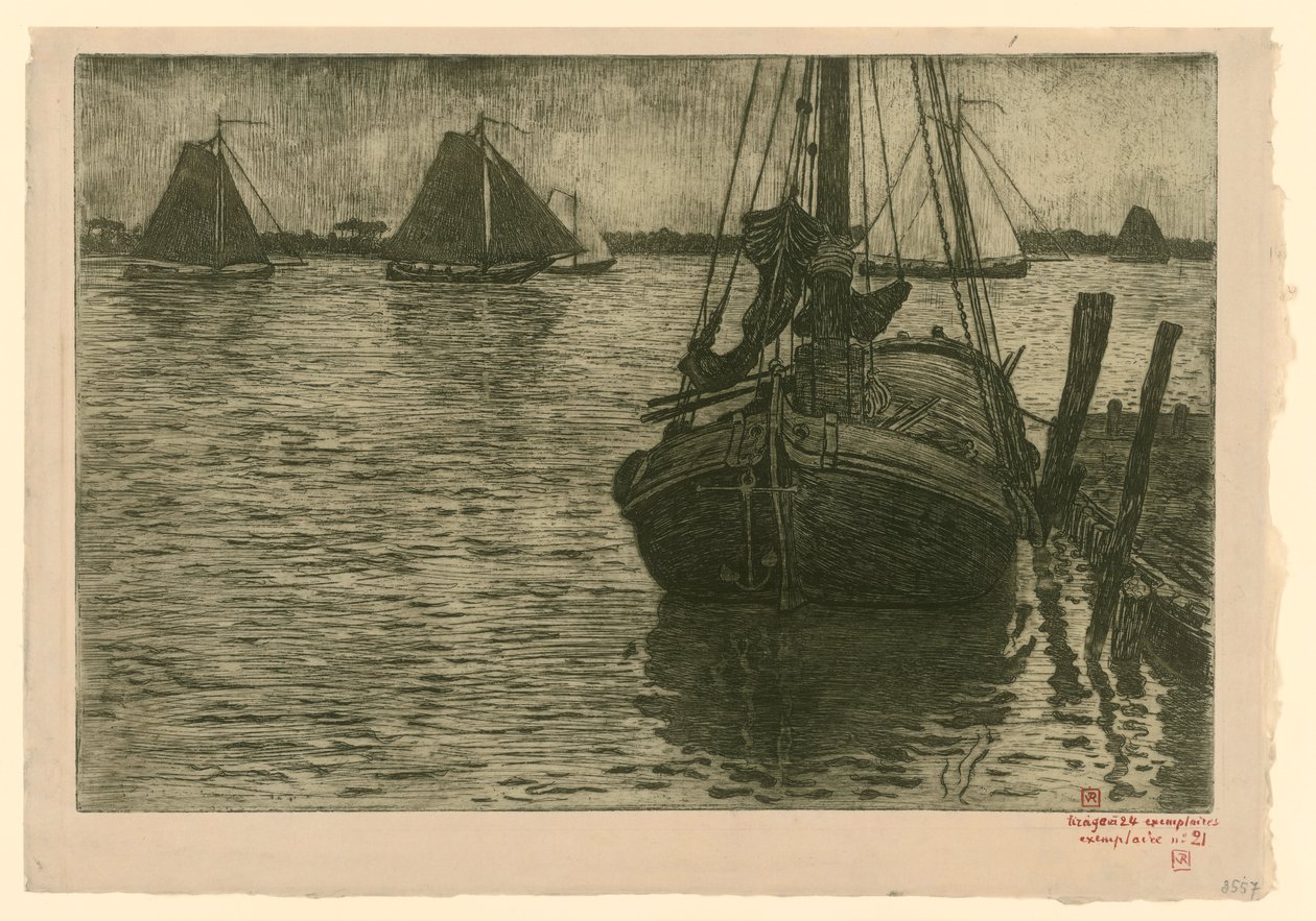 Båtenes hjemkomst av Théo van Rysselberghe