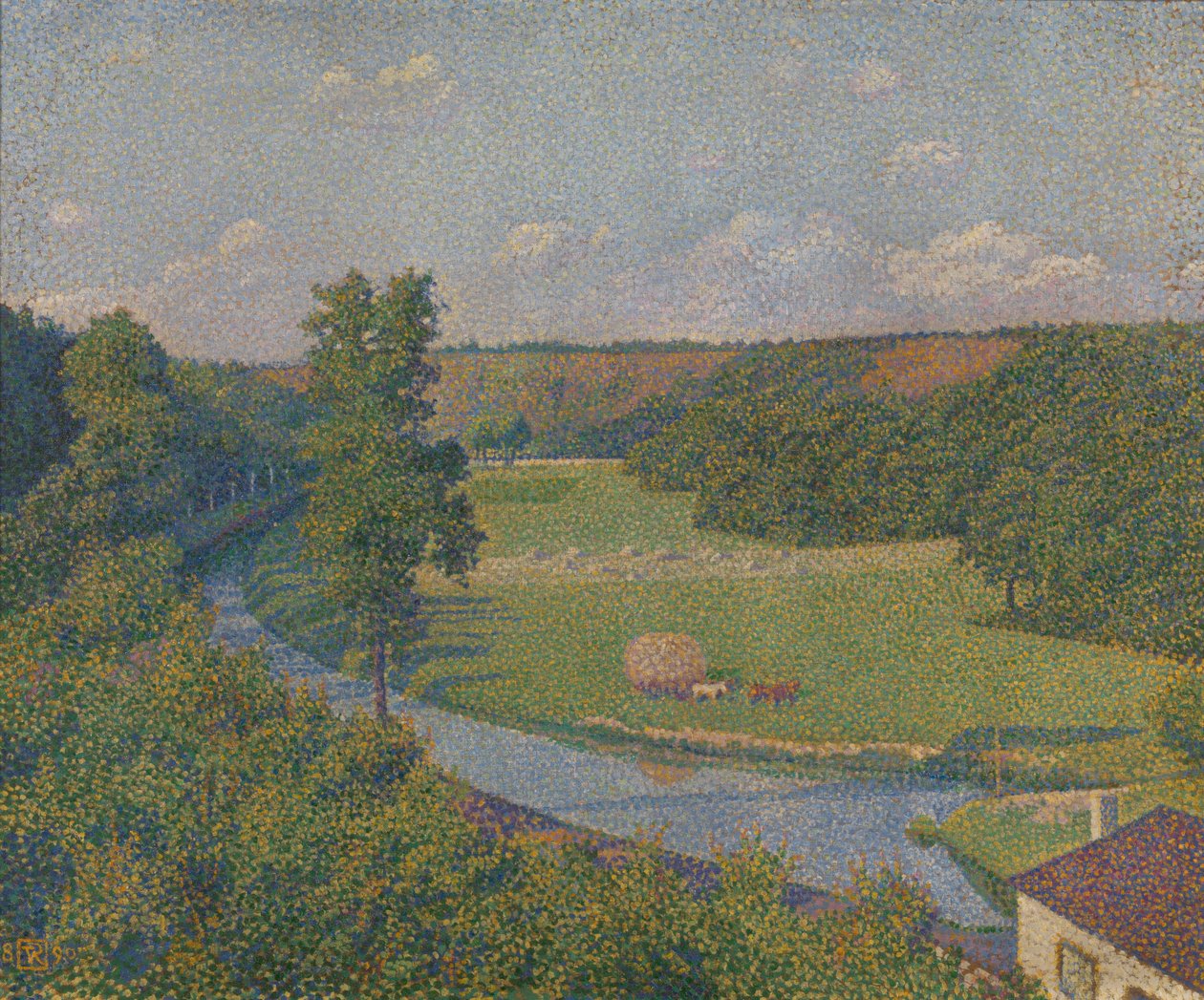 Sambre-dalen av Theo van Rysselberghe