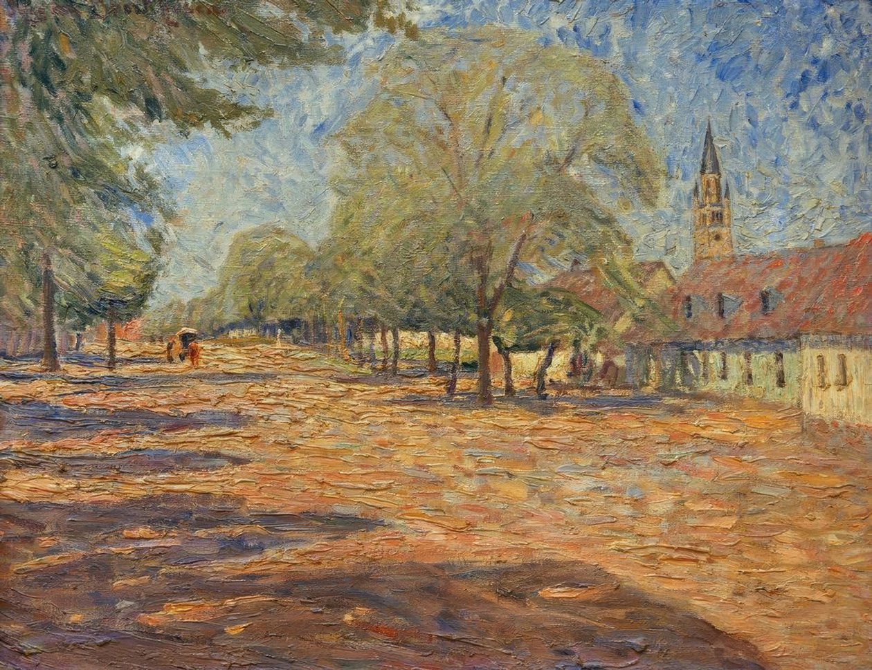 Märkische Dorfstrasse av Theo von Brockhusen