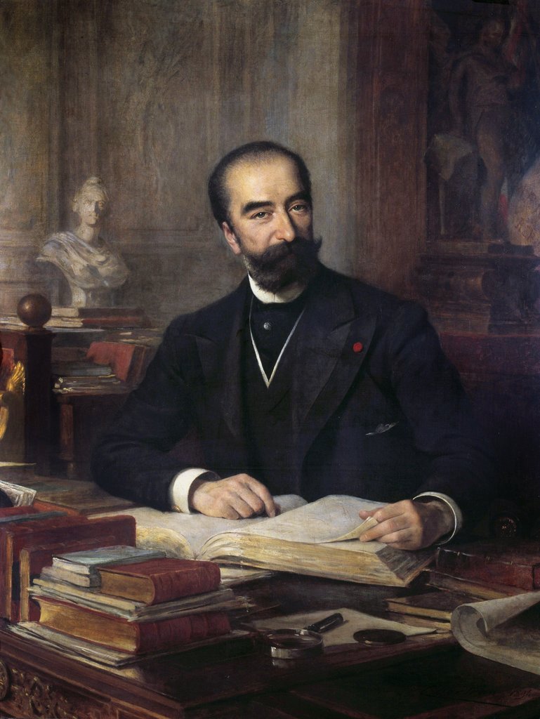 Portrett av den franske presidenten Marie François Sadi Carnot (1837-1894) av Theobald Chartran