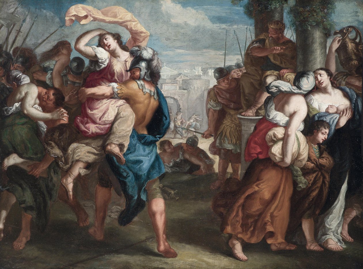 Ranet til Sabine -kvinnene av Theodoor van Thulden