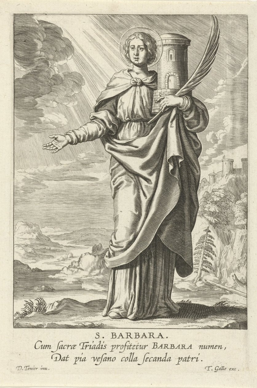 Heilige Barbara S. Barbara (title on object) Vrouwelijke heiligen (series title) Speculum Illustratum Virginum (series title)   1332394   no       norwegian Successfully Translated  Original: Toilette dEté blouse de linon sur jupe de foulard. Costume Paris av Theodoor Galle