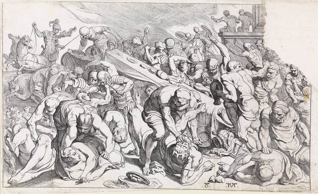 Murder of Agamemnon and Cassandra The Works of Odysseus (serietittel) av Theodoor van Thulden