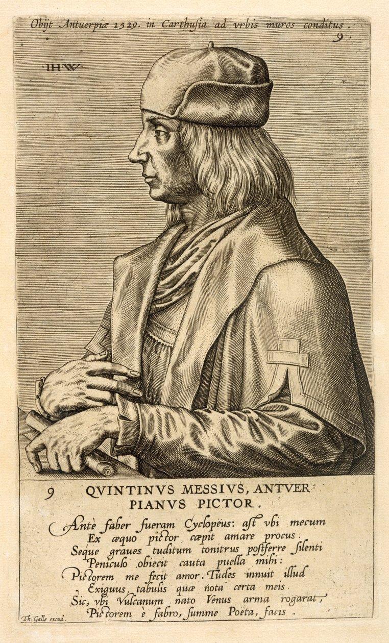 Portrett av Quentin Messys av Theodor Galle