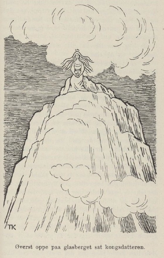 Jomfruen fra Glasberget Prinsessen på glassbakken av Theodor Kittelsen