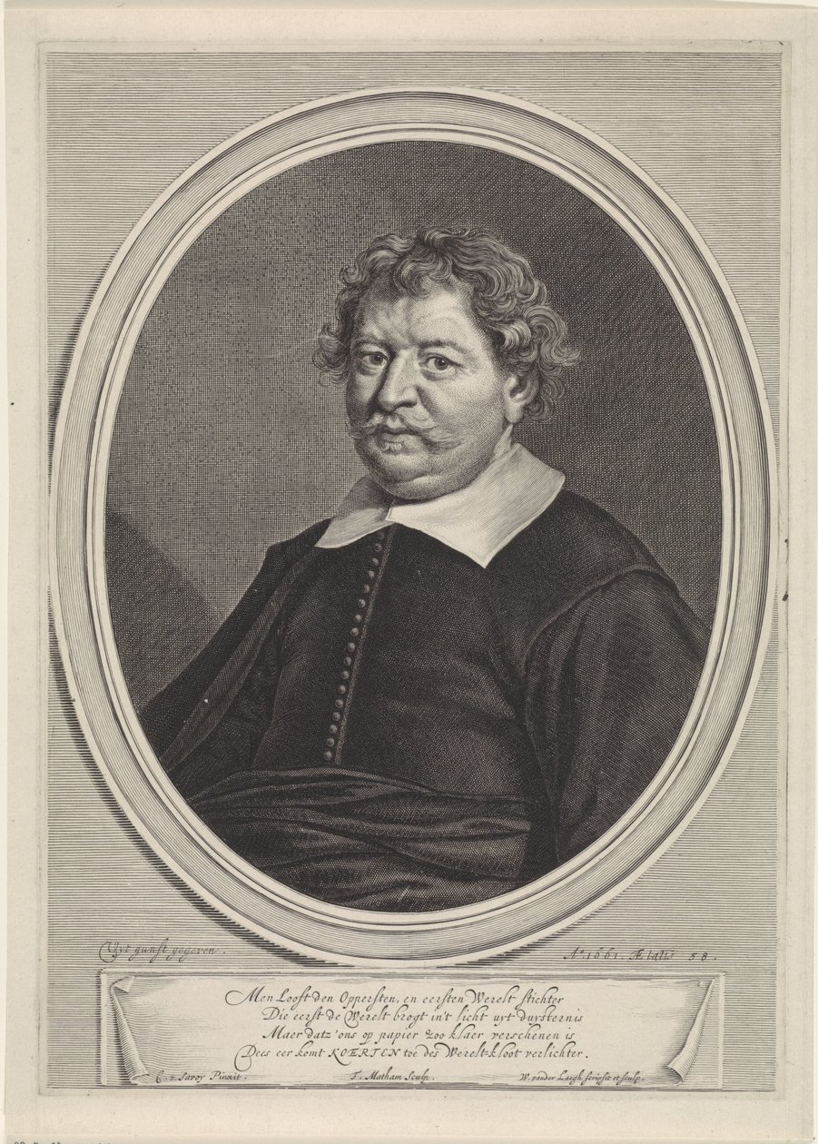 Portrett av Frans Koerten av Theodor Matham