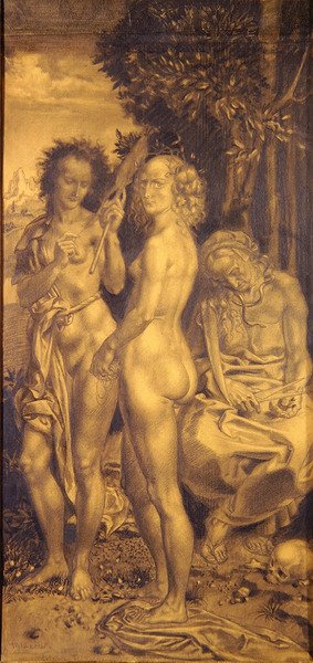 Three Ages of Life- høyre panel av Theodor Baierl