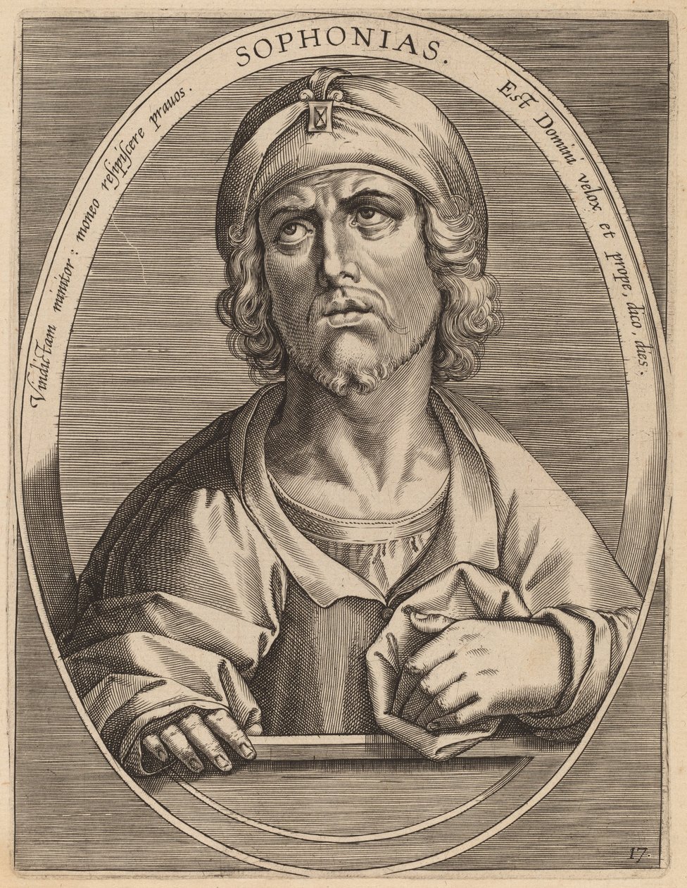 Sophonias av Theodor Galle after Jan van der Straet