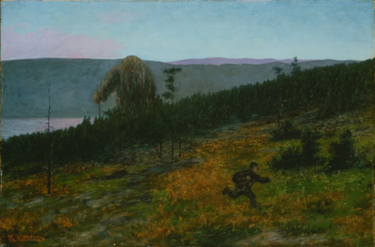 Askegutten og trollet av Theodor Kittelsen