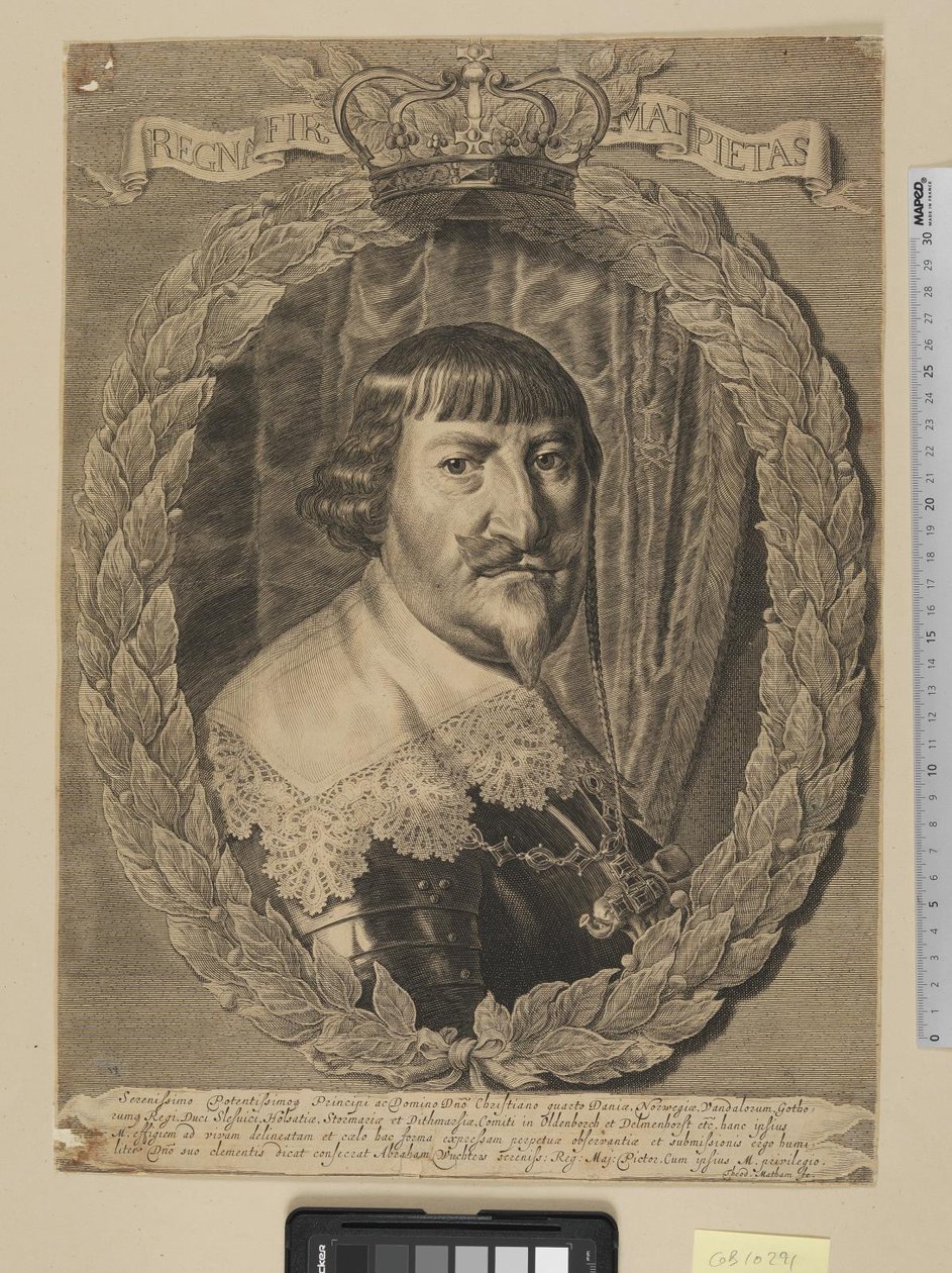 Christian IV, konge av Danmark av Theodor Matham