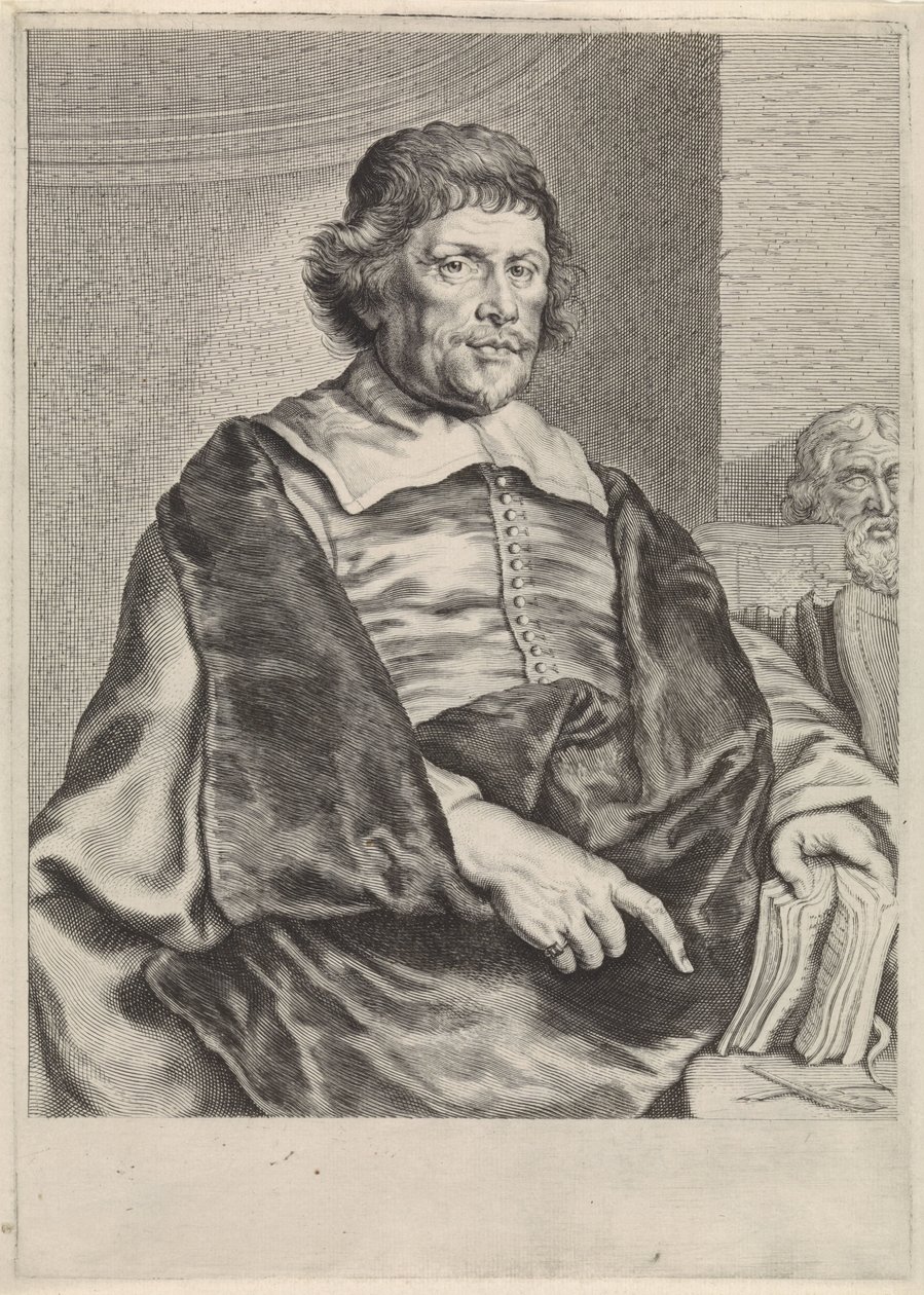 Portrett av Caspar van Baerle av Theodor Matham