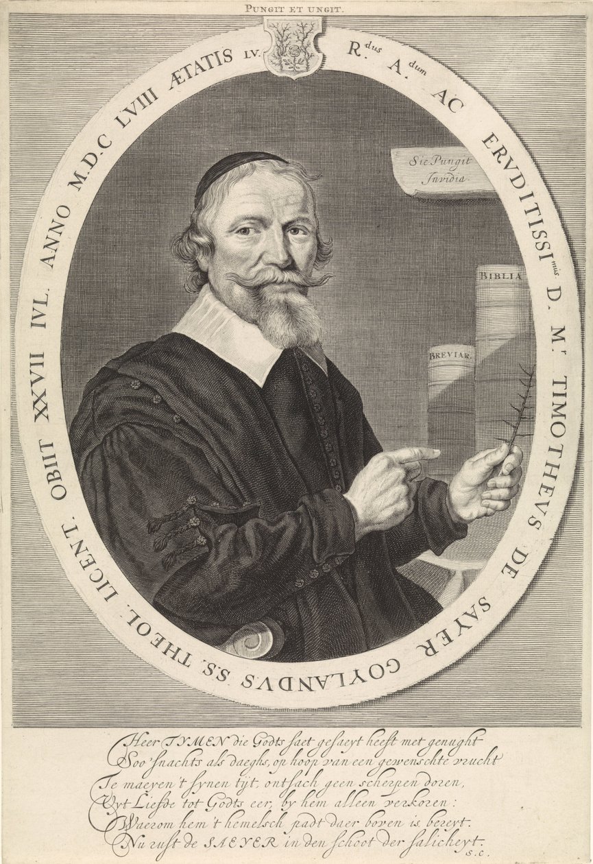 Portrett av Timotheus de Sayer av Theodor Matham