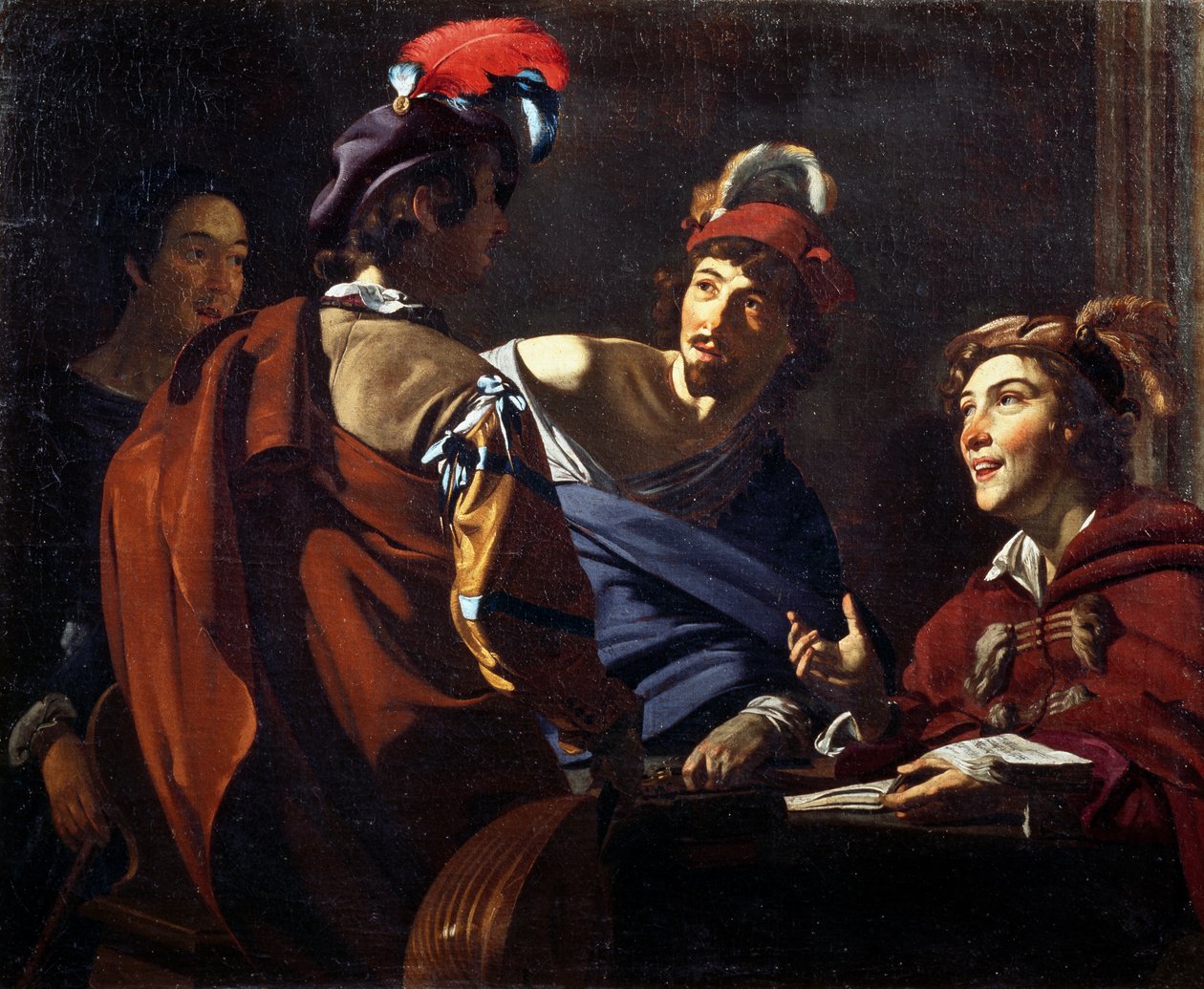 Musikere, ca. 1620 (olje på lerret) av Theodor Rombouts