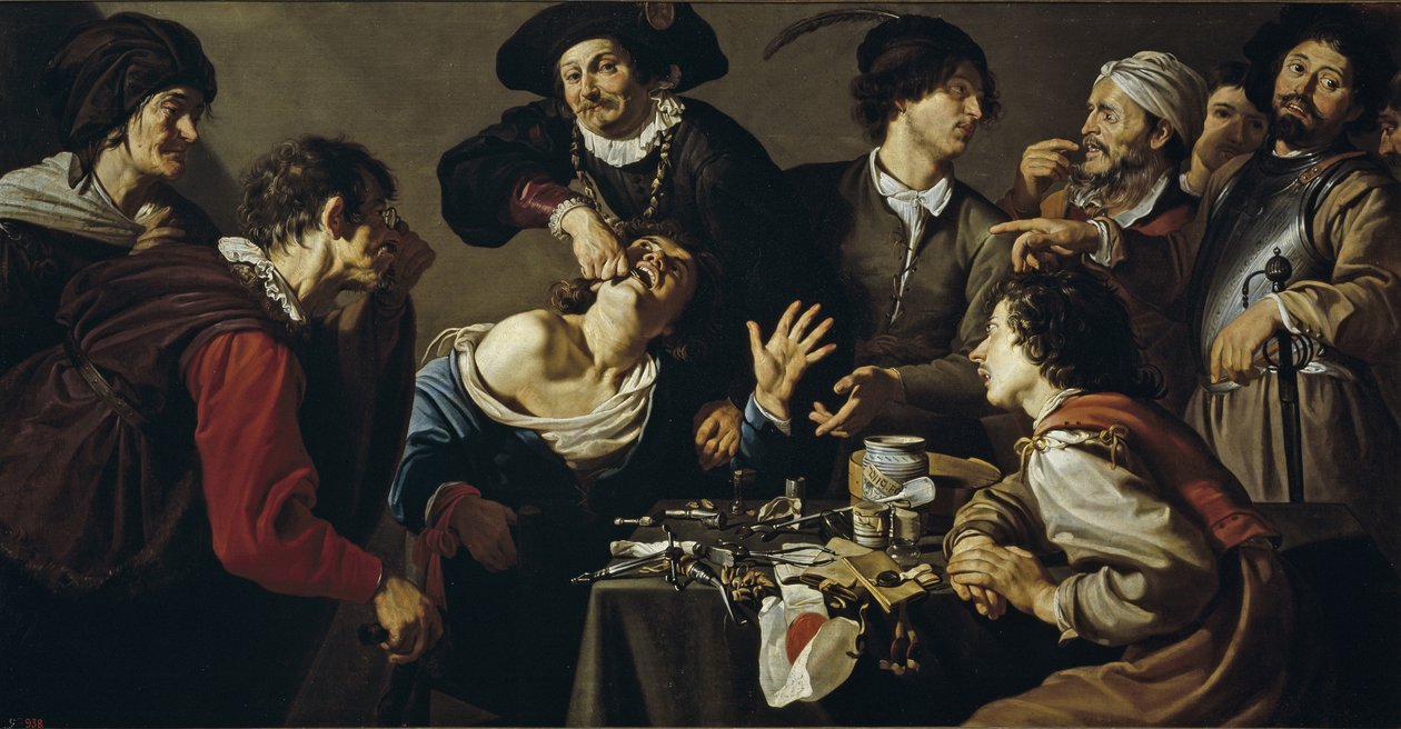 Kvaksalveren, 1620-1625 av Theodor Rombouts