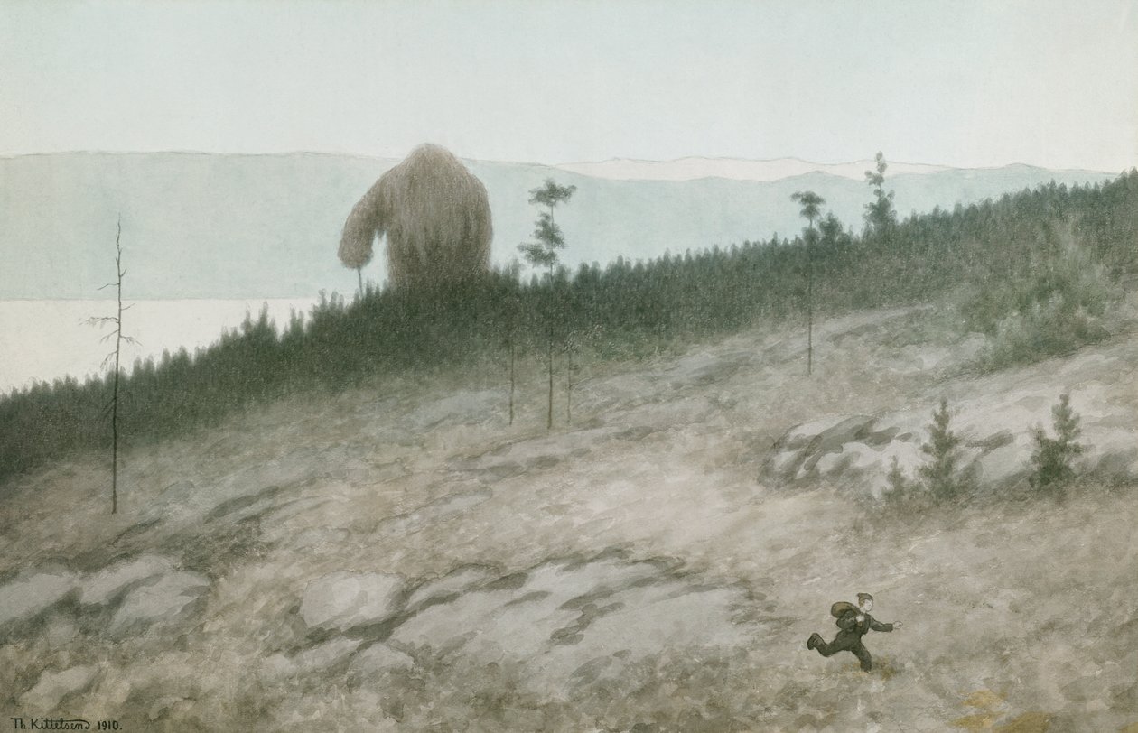 Askegutten og trollet av Theodor Kittelsen