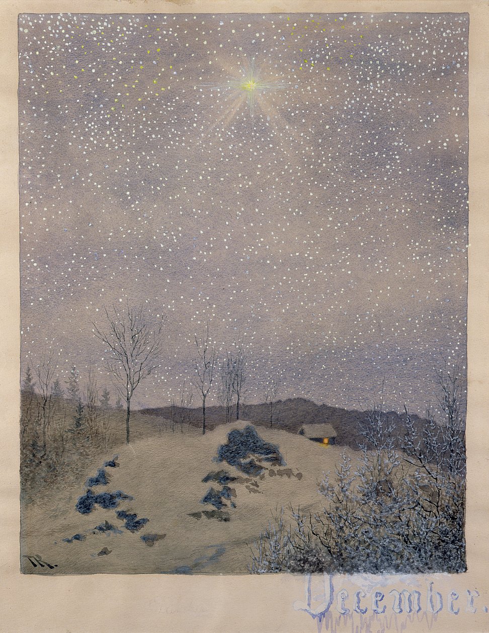 desember av Theodor Kittelsen